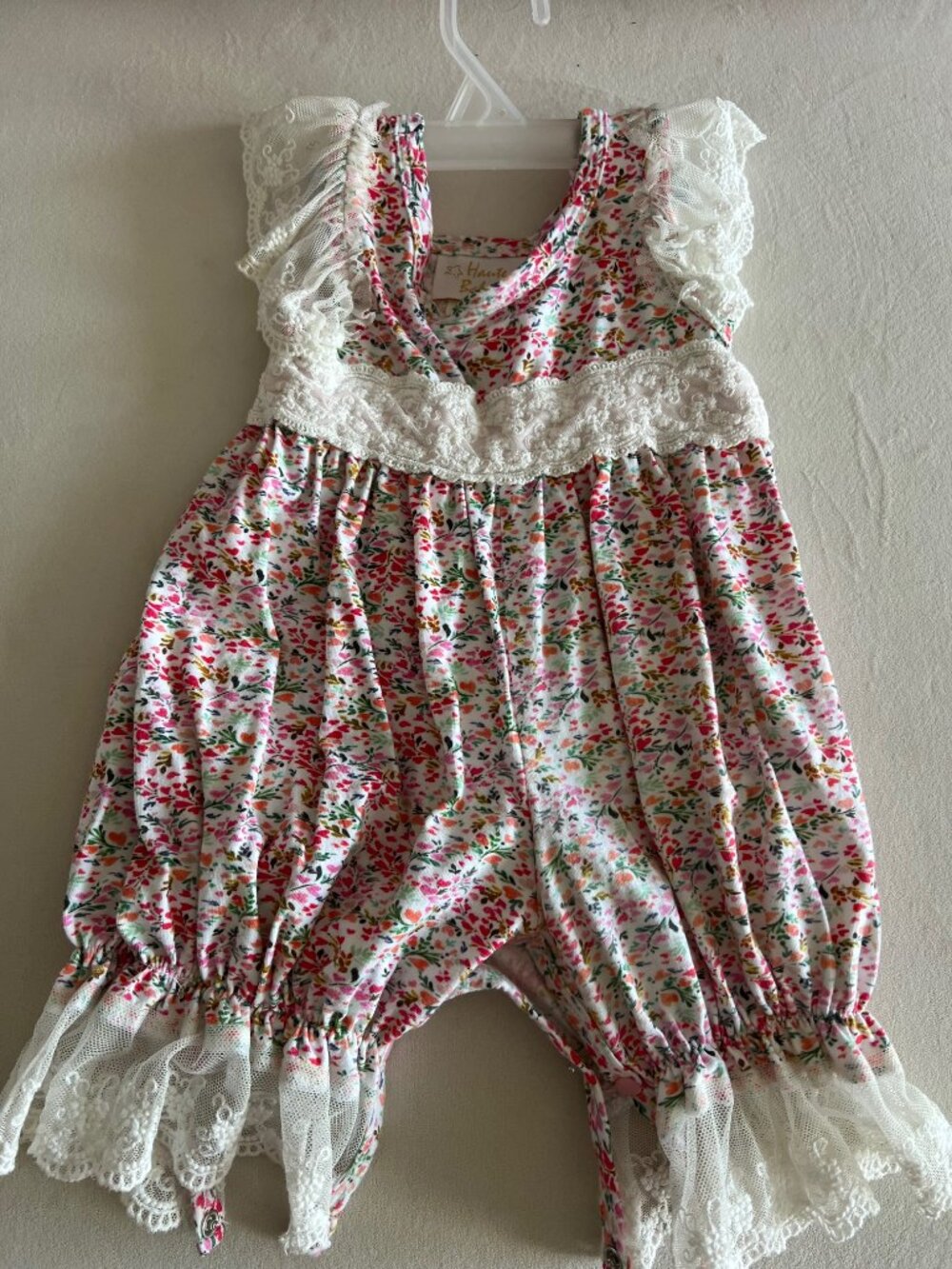 Haute Baby Pinkalicious Romper, 18M